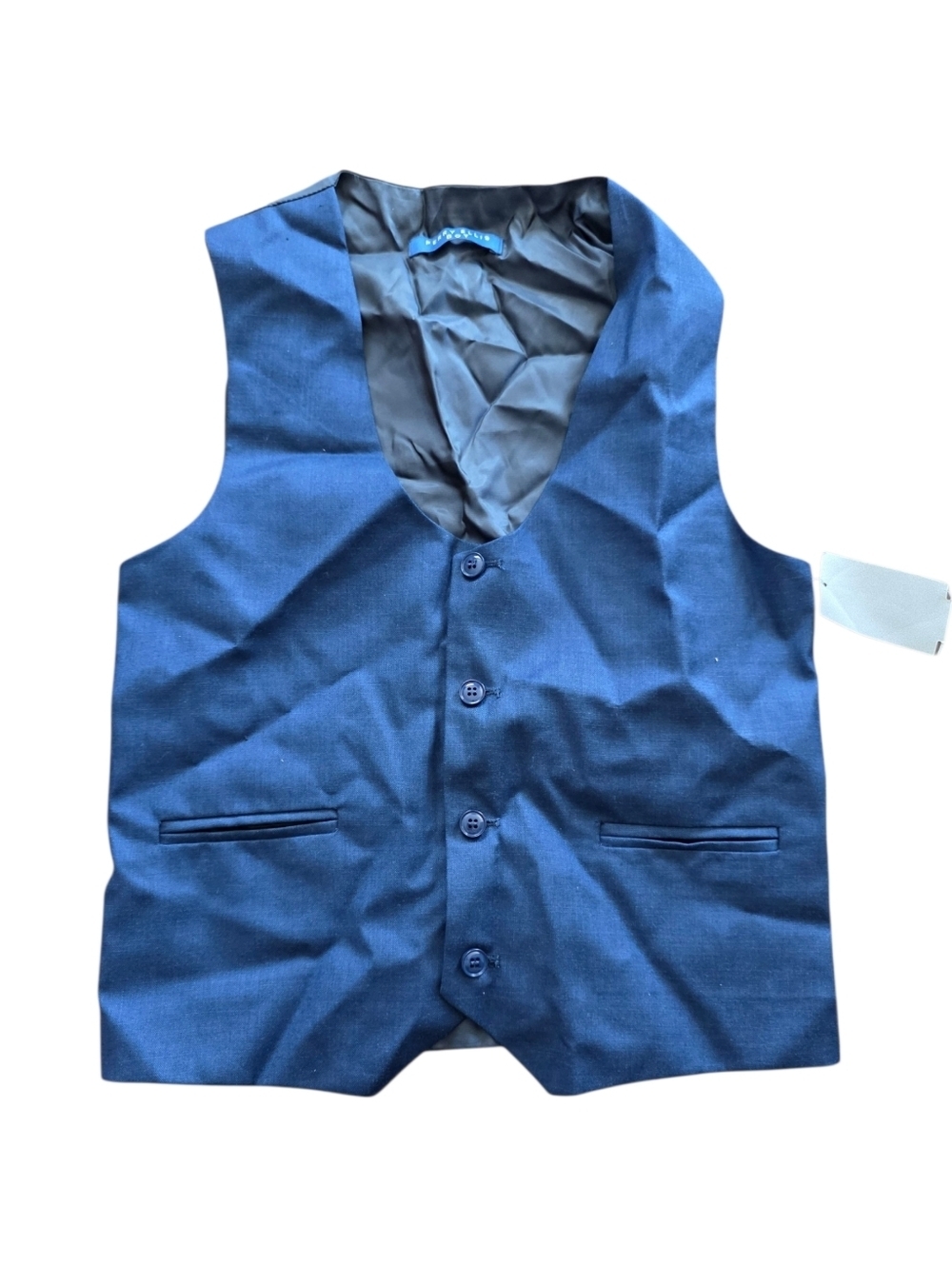 Perry Ellis Boy Navy Dress Vest 14
